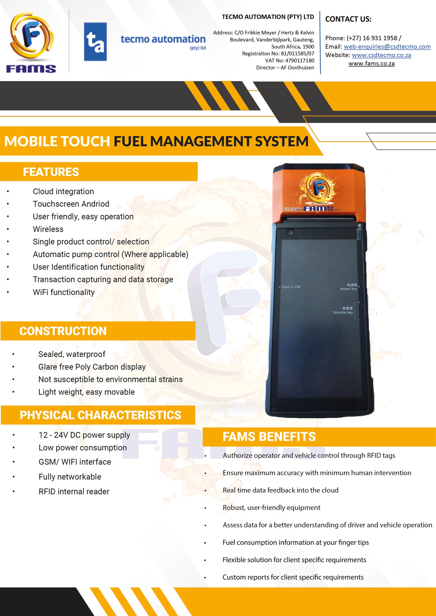 FAMS FMS Mobile Only